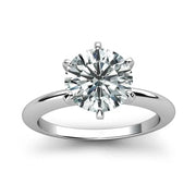 Buy 925 Sterling Silver Diamond Moissanite Ring - Classic Style Wedding, Anniversary, and Party Jewelry for Women at Greater Goods