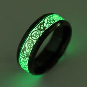 Buy Luminous Dark Golden Dragon Ring - Illuminate Your Style with Glowing Fashion Jewelry for Men and Women
