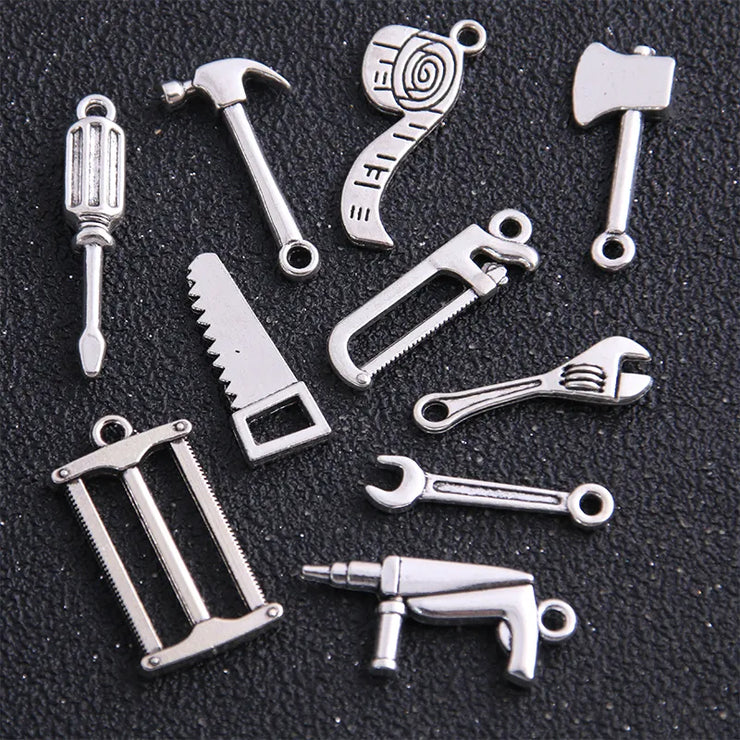 Buy Exquisite 14pcs Tools Charms - Elevate Your DIY Jewelry Collection at Greater Goods
