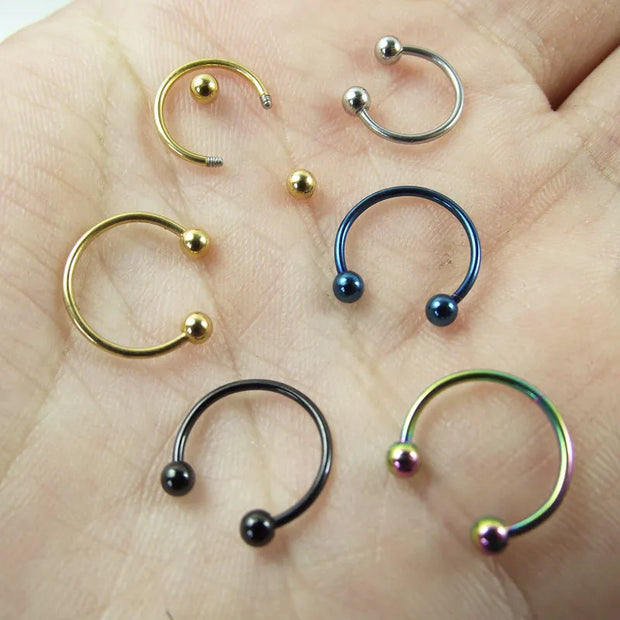 Buy Fashion Thin Rod Stainless Steel Piercing Ornament at Greater Goods 
