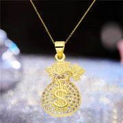 Buy Juya 18K Gold Micro Pave Zircon Butterfly Pendant Necklace - Exquisite Women's Jewelry
