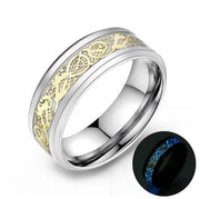 Buy Luminous Dark Golden Dragon Ring - Illuminate Your Style with Glowing Fashion Jewelry for Men and Women