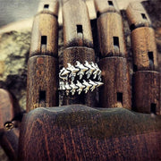 Vintage Punk Centipede Couple Ring Gothic Geometric Spine Five Finger Rings Hip Hop Hyperbole Anime Tokyo Ghoul Ring Jewelry