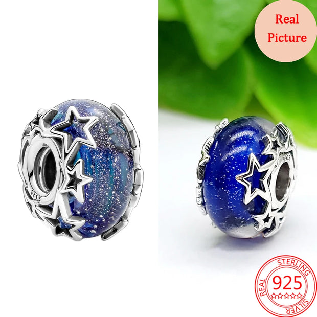 Buy Galaxy Series Glitter Star and Moon Pendant Charm at Greater Goods