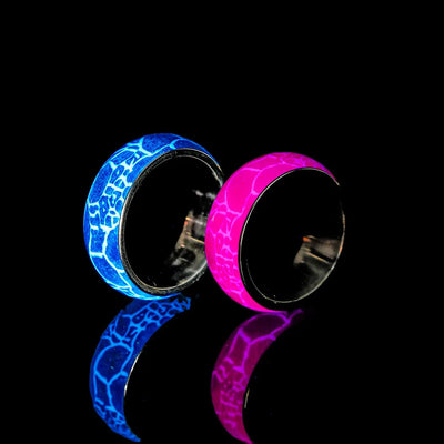 Buy Stainless Steel Luminous Rings - Illuminate Your Love with Glow-in-the-Dark Finger Jewelry at Greater Goods