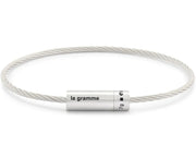 Buy Le Gramme Cable Rope Bracelet - Elegant 925 Sterling Silver Luxury Fashion for Couples