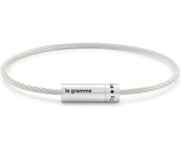 Buy Le Gramme Cable Rope Bracelet - Elegant 925 Sterling Silver Luxury Fashion for Couples