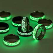 Buy Luminous Glow Viking Dragon Ring - Illuminate Your Style with Fluorescent Punk Jewelry
